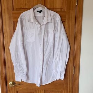 Structure White Button Down Shirt